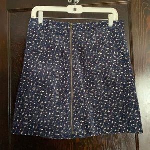 Floral print skirt